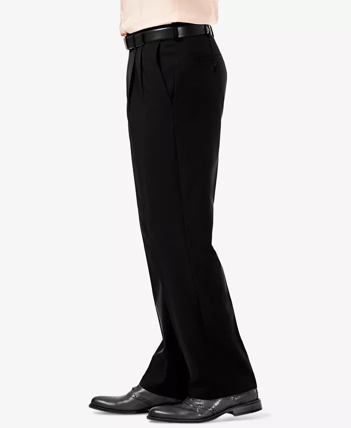 Men's Cool 18 PRO Classic-Fit Expandable Waist Pleated Stretch Dress Pants - thumbnail 3