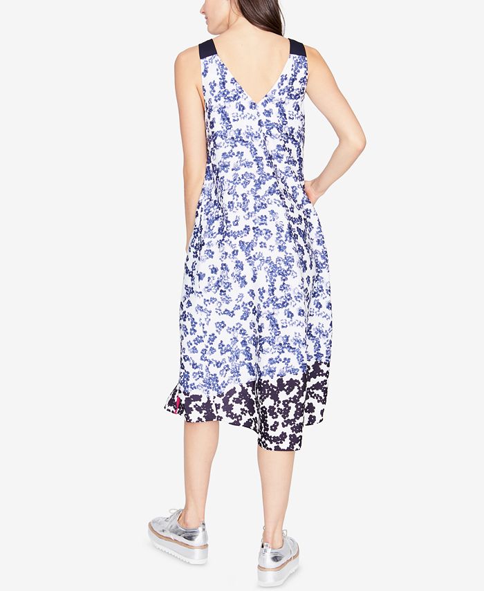 RACHEL Rachel Roy Mixed-Print High-Low Dress, Created for Macy's - Macy's