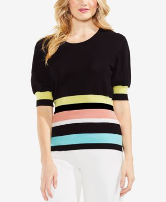 Vince Camuto Striped Sweater - Macy's