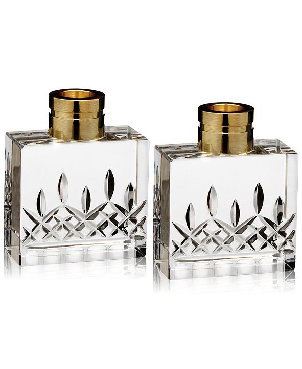 Waterford Lismore Candlestick Pair & Reviews - Candle ...