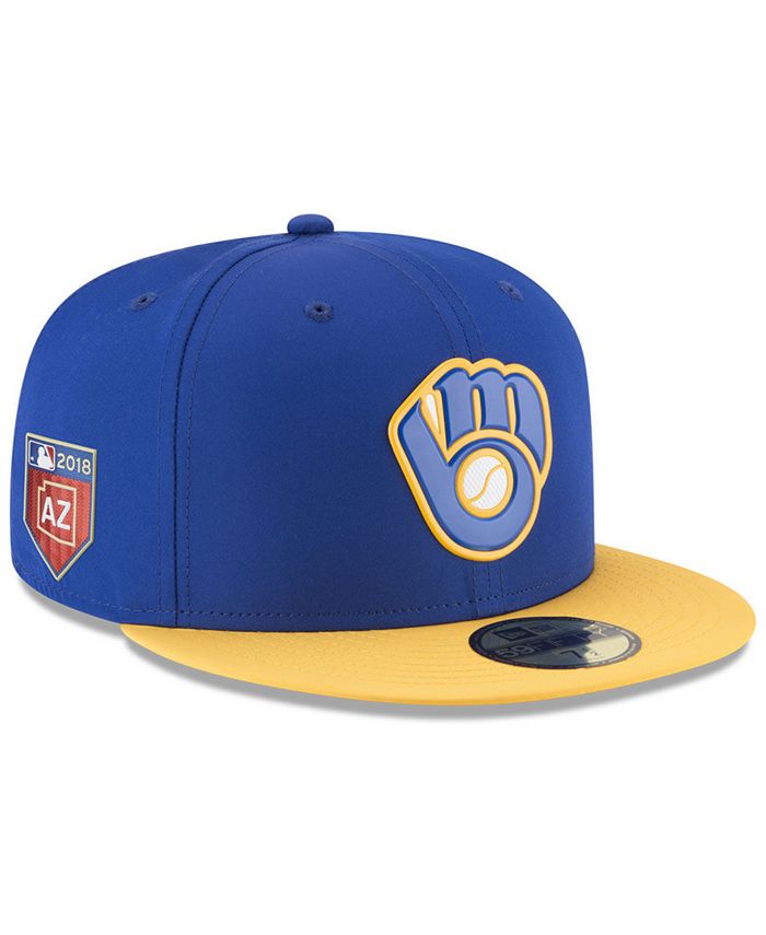 New Era Milwaukee Brewers Spring Training Pro Light 59Fifty Fitted Cap -  Macy's
