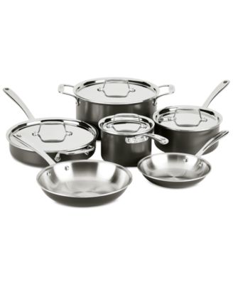 All-Clad LTD 10-Pc. Hard-Anodized Stainless Steel Cookware Set
