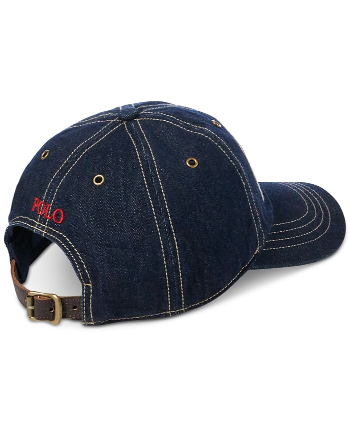 Polo Ralph Lauren Men's Denim Baseball Cap Macy's