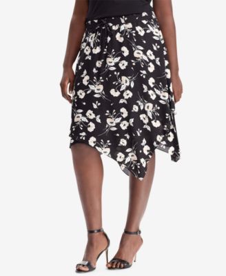 Lauren Ralph Lauren - Plus Size Floral-Print Skirt