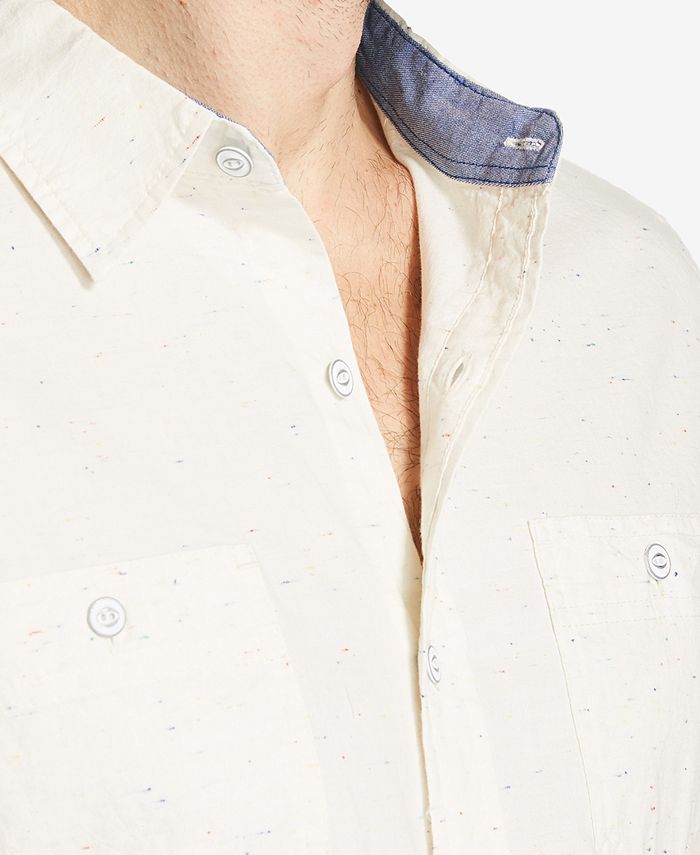 Weatherproof Vintage Men's Nep Chambray Shirt - Macy's
