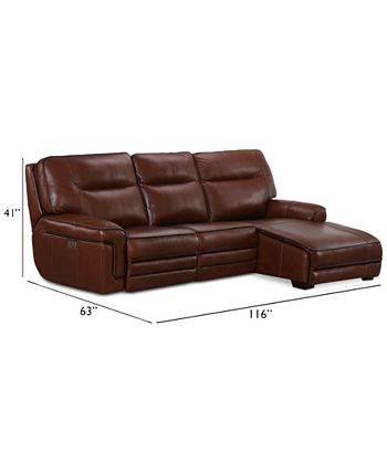 Pc Leather Chaise Sectional Sofa, Myars Leather Sofa Reviews