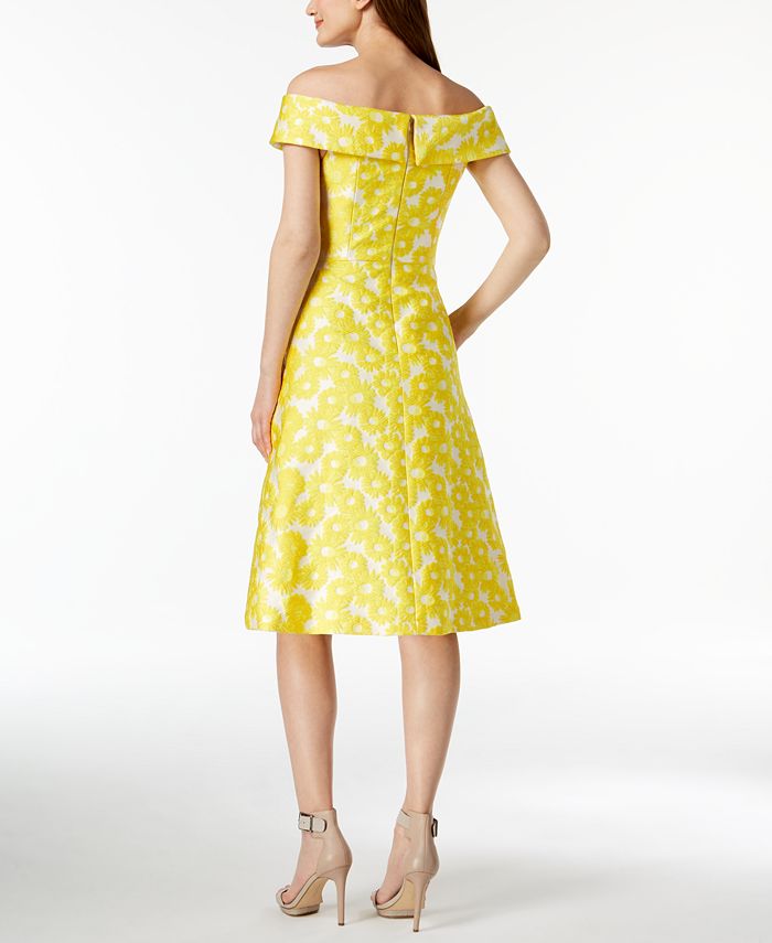 Calvin klein sunflower dress new arrivals