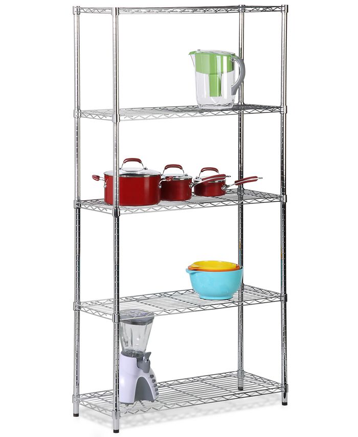 Honey Can Do 5Tier Heavy Duty Steel Shelving Unit Macy's
