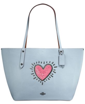 coach x keith haring market tote