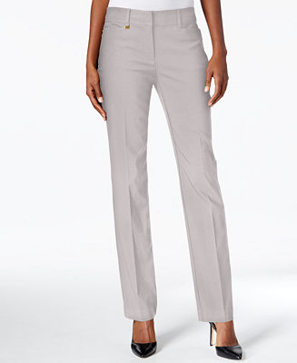 JM Collection Curvy-Fit Slim-Leg Pants, Created for Macy's - Macy's