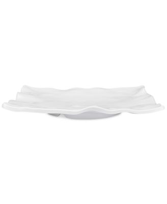 Ruffle Melamine Large Rectangular Serving Platter