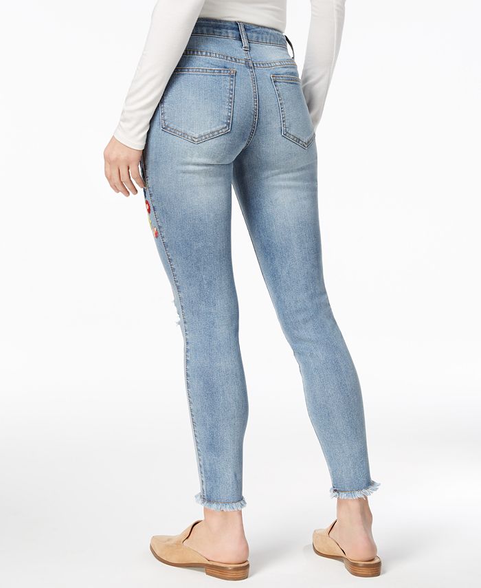 Earl Jeans Colorful Embroidered Ankle Skinny Jeans Macy's