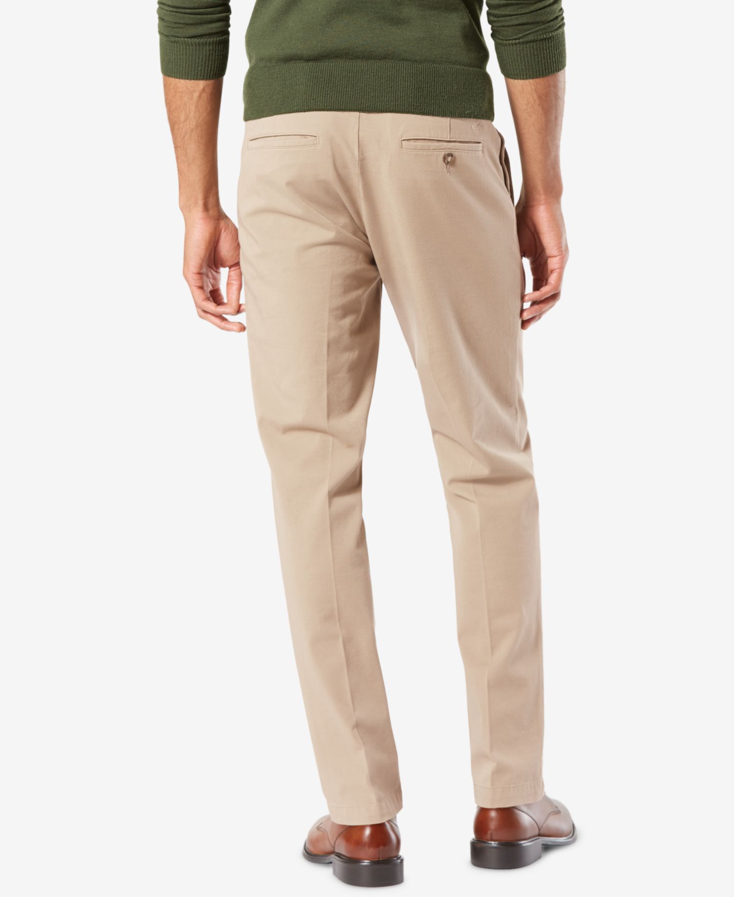 Men's Workday Smart 360 Flex Slim-Fit Khaki Stretch Pants