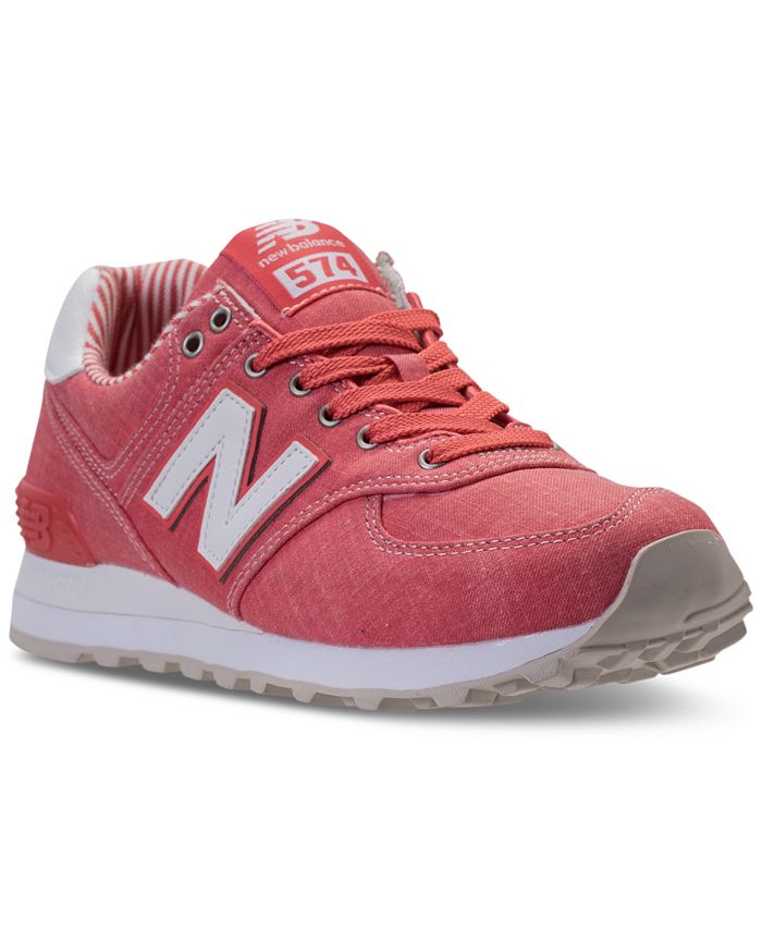 New Balance Women's 574 Beach Chambray Casual Sneakers from Finish Line ...