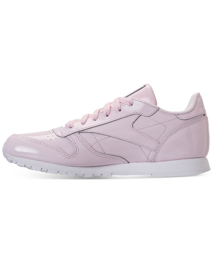 Reebok Big Girls' Classic Leather Casual Sneakers from Finish Line - Macy's