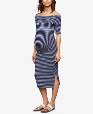 Isabella Oliver - Maternity Off-The-Shoulder Dress