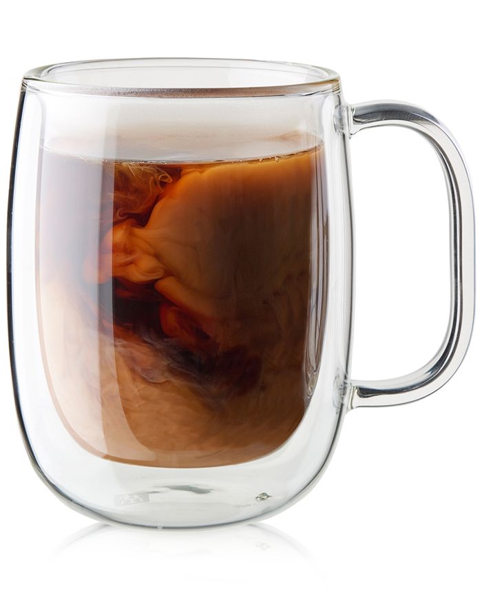 J.A. Henckels Zwilling Sorrento Double Wall Coffee Mugs, Set of 2 Macy's