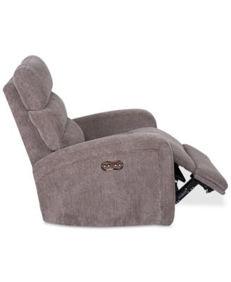 Stellarae Fabric Power Recliner with USB, Created for Macy's
