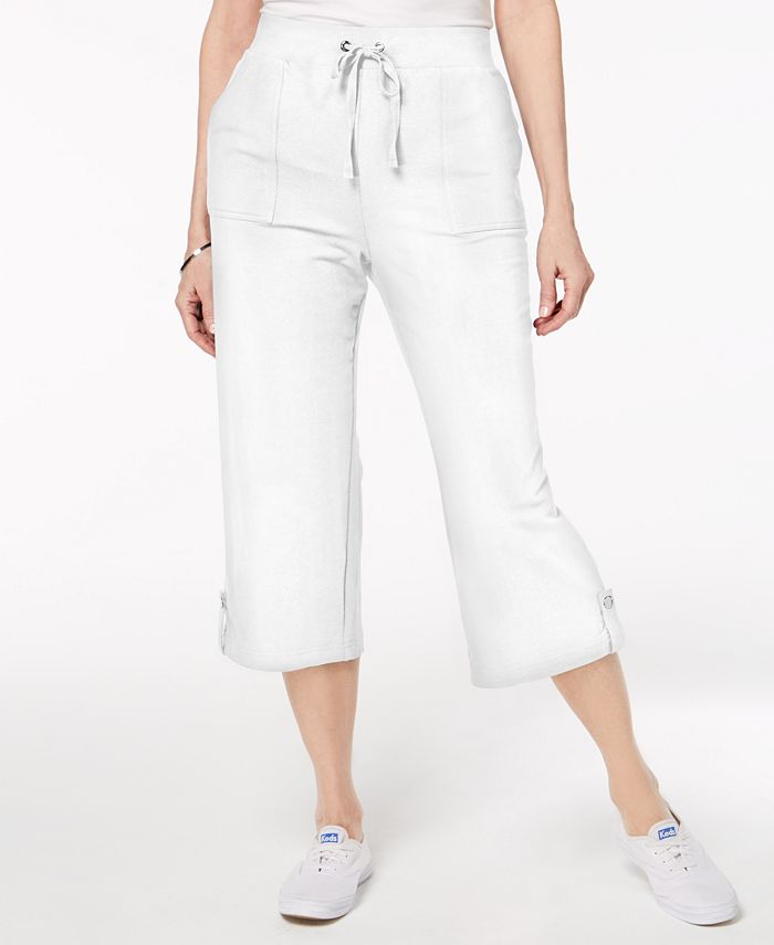 Karen Scott Petite Pull-On Capri Pants, Created for Macy's - Macy's