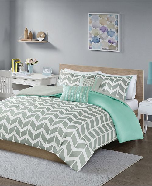 Intelligent Design Nadia 5 Pc Full Queen Duvet Cover Set