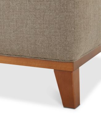 Jollene Fabric Storage Cocktail Ottoman