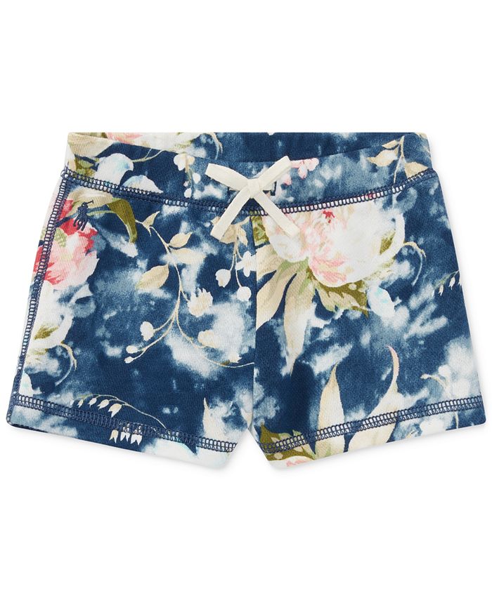 Polo Ralph Lauren Floral-Print Shorts, Baby Girls - Macy's