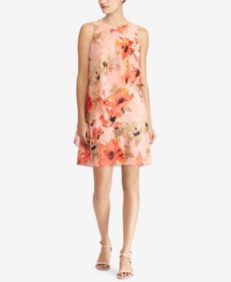 Lauren Ralph Lauren - Petite Floral-Print Georgette Dress