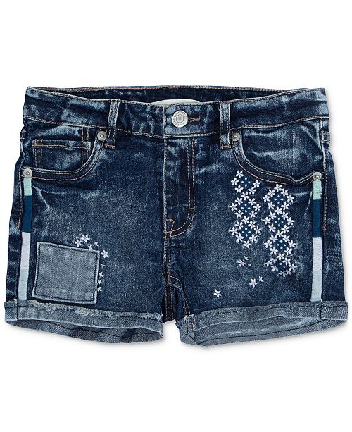 levi's embroidered shorts