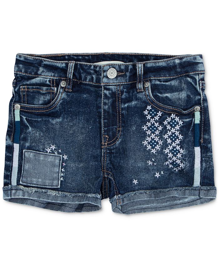 embroidered levi shorts