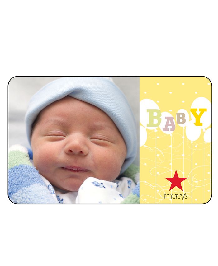 Macy s Baby Gift Card with Greeting Card Macy s