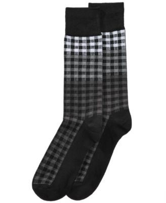 plaid dress socks