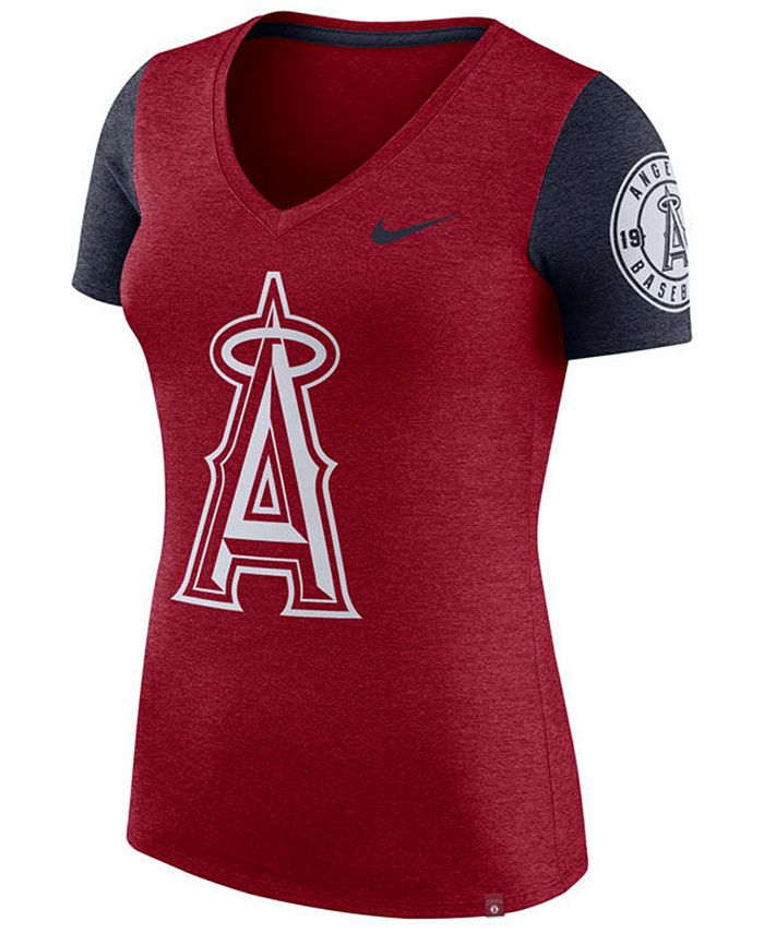 Nike Women's Los Angeles Angels Dri-Fit Touch T-Shirt - Macy's