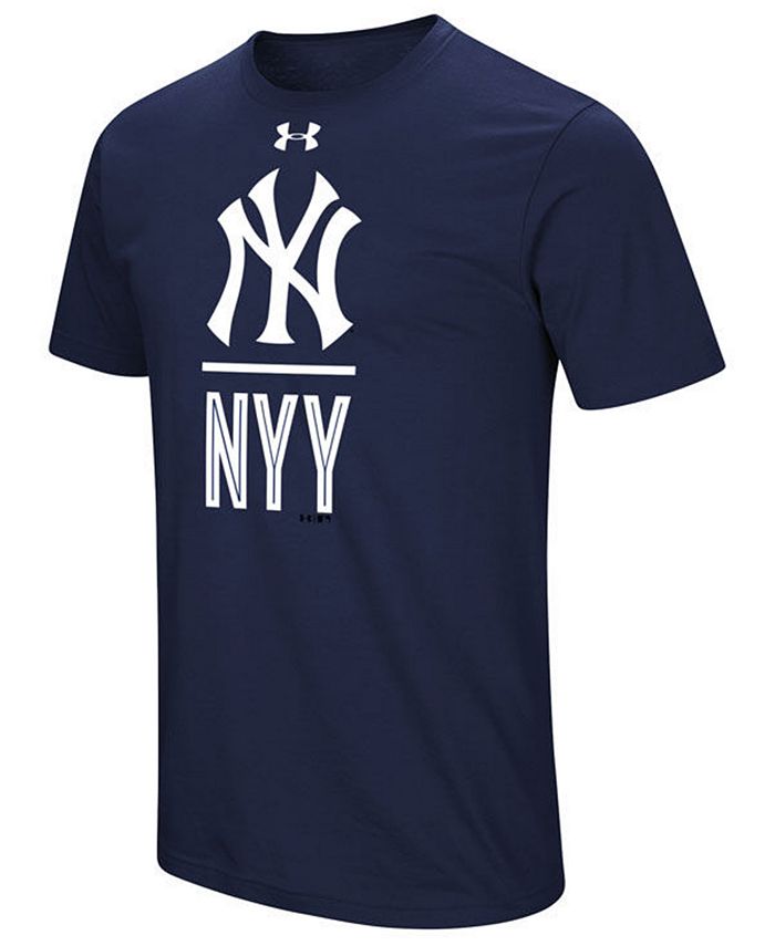 Under Armour Men's New York Yankees Performance Slash T-Shirt - Macy's