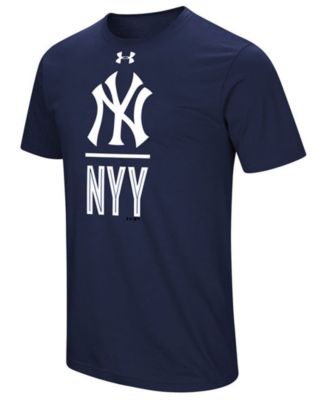 Under Armour Men's New York Yankees Performance Slash T-Shirt - Macy's