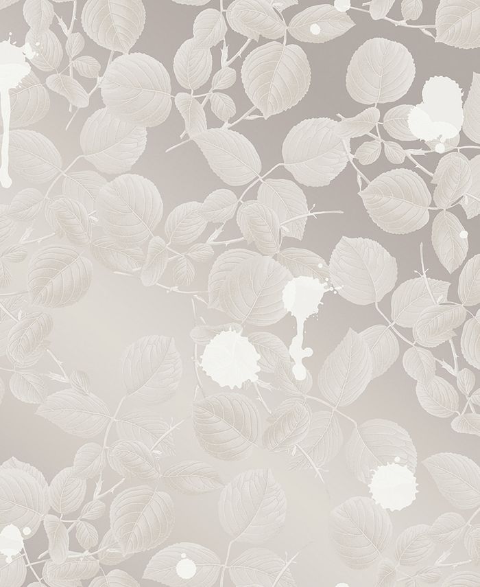 Tempaper Cynthia Rowley for Big Shot Silver SelfAdhesive Wallpaper Macy's