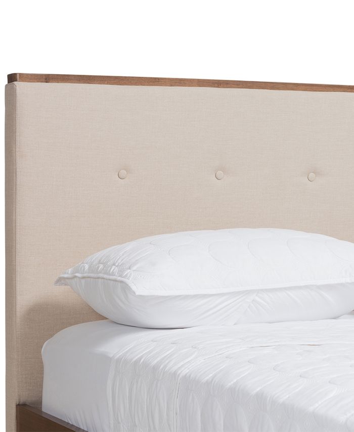 SUNDAY THEORY Bella Upholstered King Bed, Quick Ship Macy's