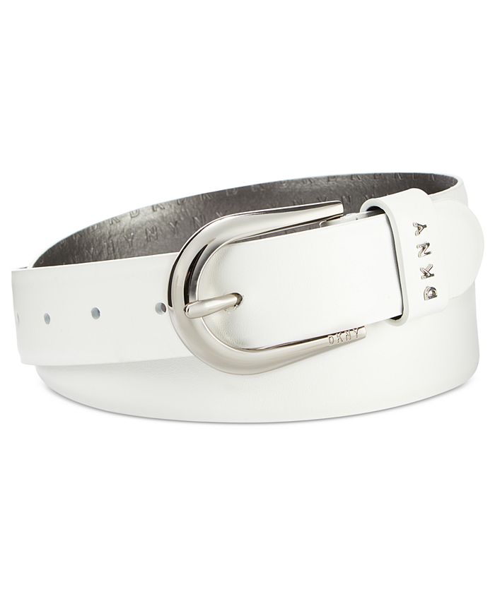 DKNY Belt With Metal Logo Letters, Created for Macy's Macy's