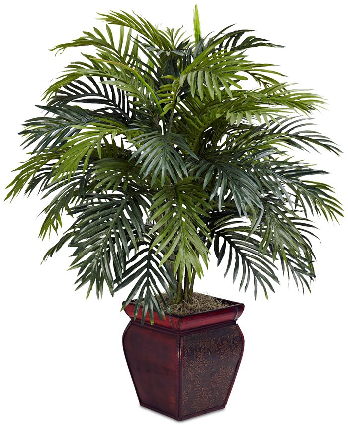 Nearly Natural - Areca Palm Plant with Decorative Planter