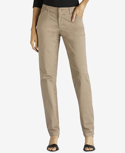 Lee Platinum Tailored Chino Pants - Pants & Capris - Women - Macy's