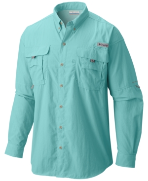image of Columbia Men-s Pfg Bahama Ii Convertible Shirt