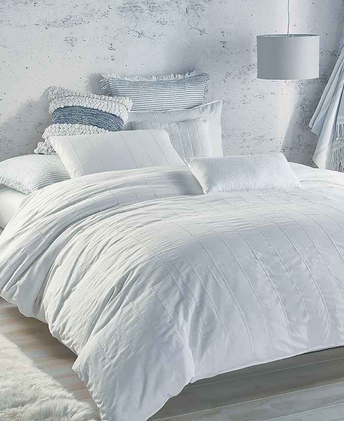 DKNY PURE Eyelet Voile King Duvet Cover Macy's
