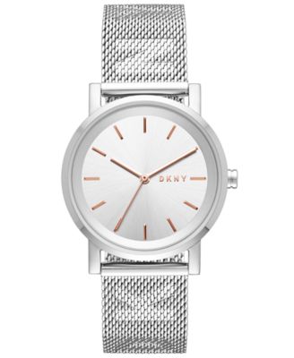 Women's SoHo Stainless Steel Mesh Bracelet Watch 34mm, Created for Macy's