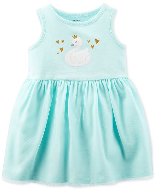 Carter S Baby Girls Swan Print Sundress Reviews Dresses Kids