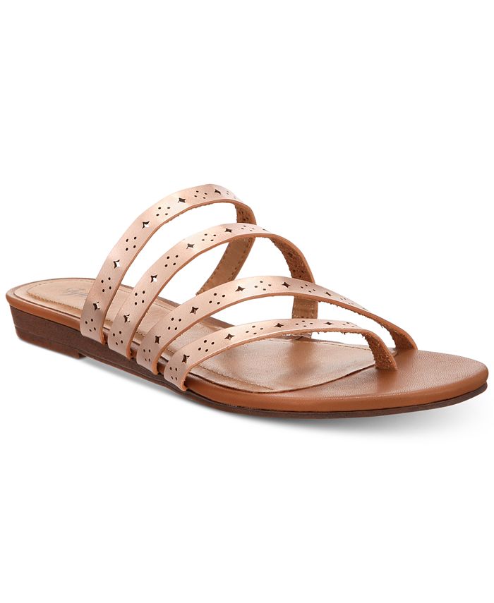 Style & Co Barrees Strappy Flat Sandals, Created for Macy's Macy's