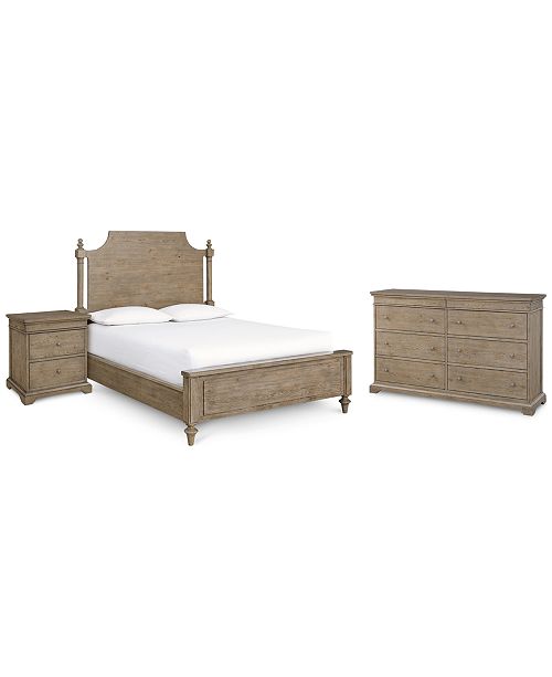 Furniture Martha Stewart Collection Bergen Bedroom Furniture 3 Pc
