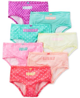 Carter s 7 Pk. Days Of The Week Panties Little Girls Big Girls Macy s