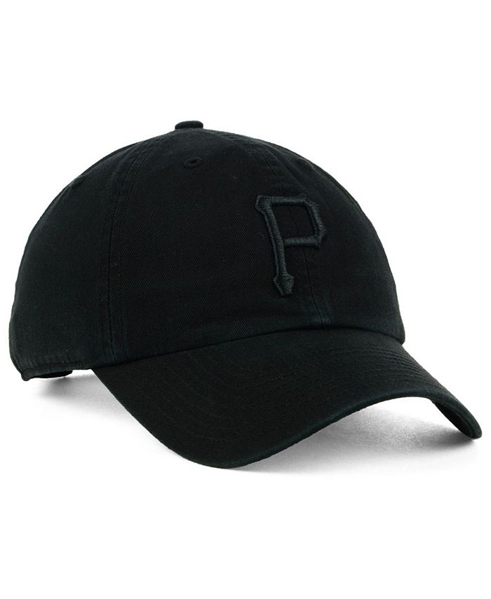 '47 Brand Pittsburgh Pirates Black on Black CLEAN UP Cap - Macy's