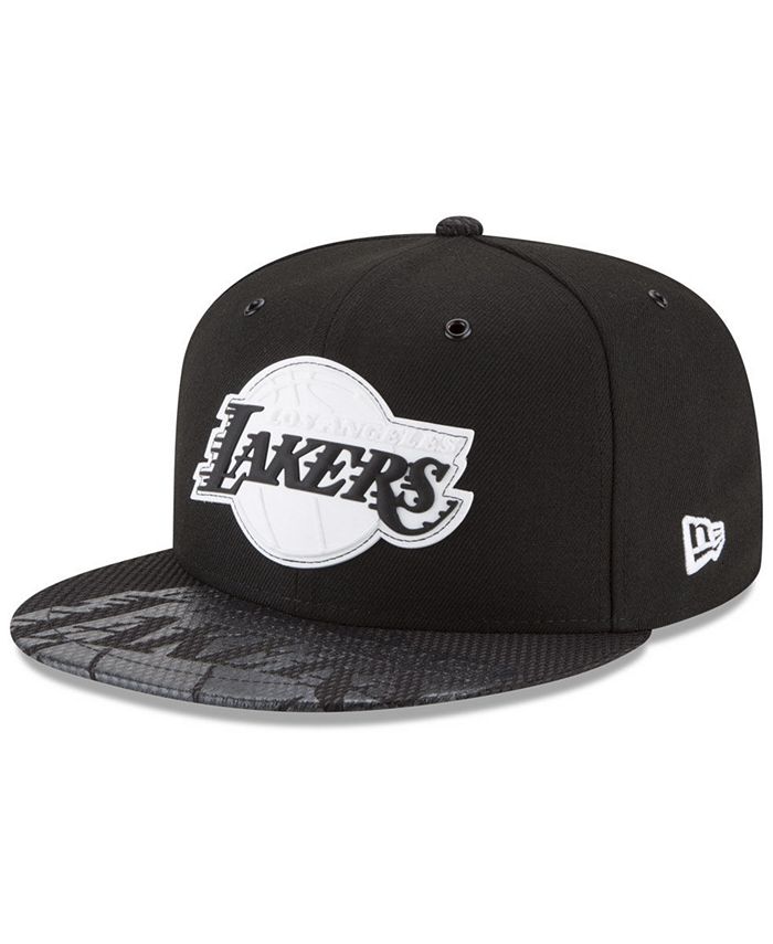 New Era Los Angeles Lakers Back 1/2 Series 9FIFTY Snapback Cap - Macy's