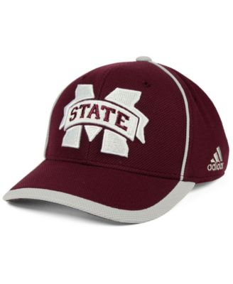 mississippi state adidas fitted baseball hat