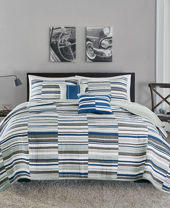 Intelligent Design Emmett 4Pc. Twin/Twin XL Coverlet Set Macy's